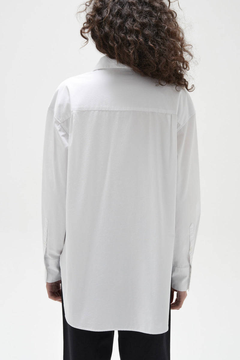 Everyday Poplin Shirt - Assembly Label - White - Back