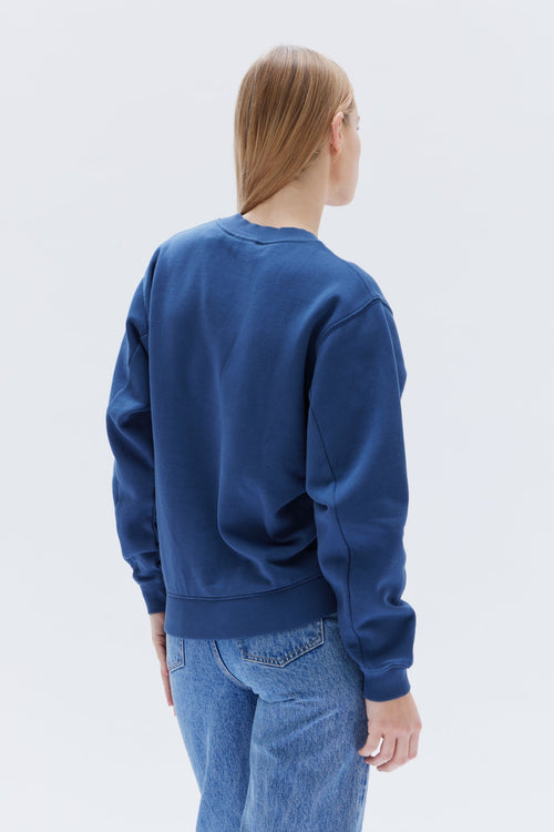 Womens Stacked Fleece by Assembly Label - Petrol - Back