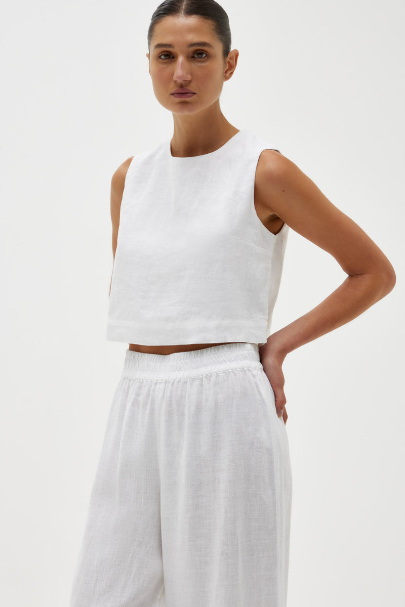 Nilsa Top - Assembly Label - White