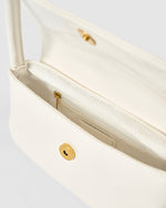Mini Camille Bag by Brie Leon - White Patent - Interior