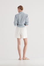 Beau Shirt by Elka Collective - Blue/White Stripe - Back 2