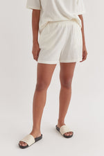 Cotton Cashmere Relaxed Short-Assembly Label-Saint Row