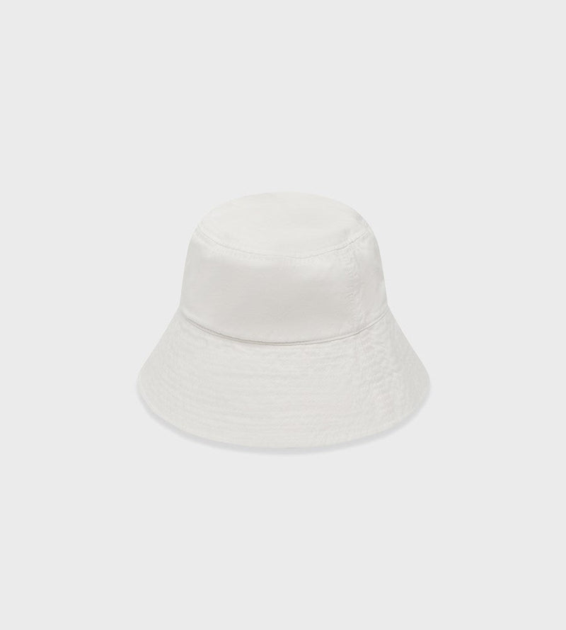 Twill Bucket Hat by Assembly Label - White
