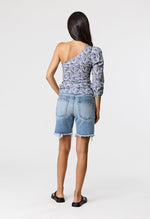 Cassie Top by Remain - Sea Side Floral - Back