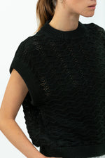 Lace Top by Mr Mittens - Black