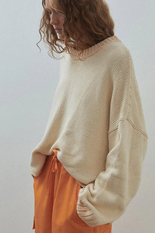 Chambord Knit by Blanca - Cream - Side