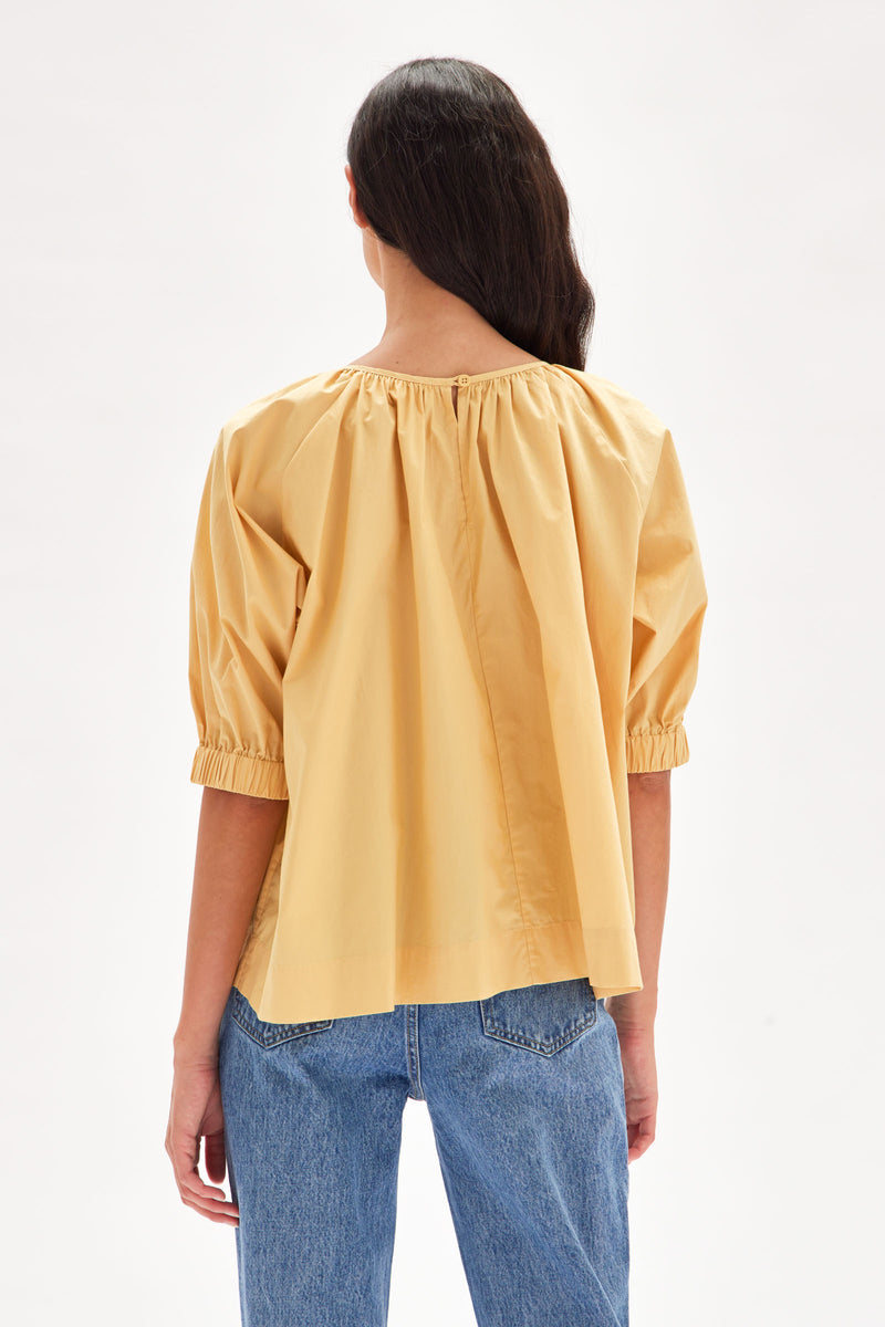 Dillan Top by Assembly Label - Butterscotch - Back