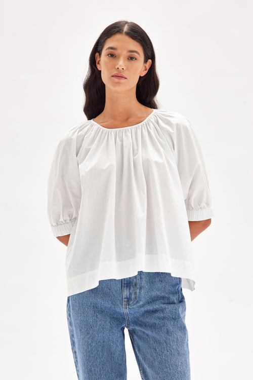 Dillan Top by Assembly Label - White