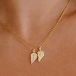 My Safest Place Necklace Set by By Charlotte - Gold - Front and Back