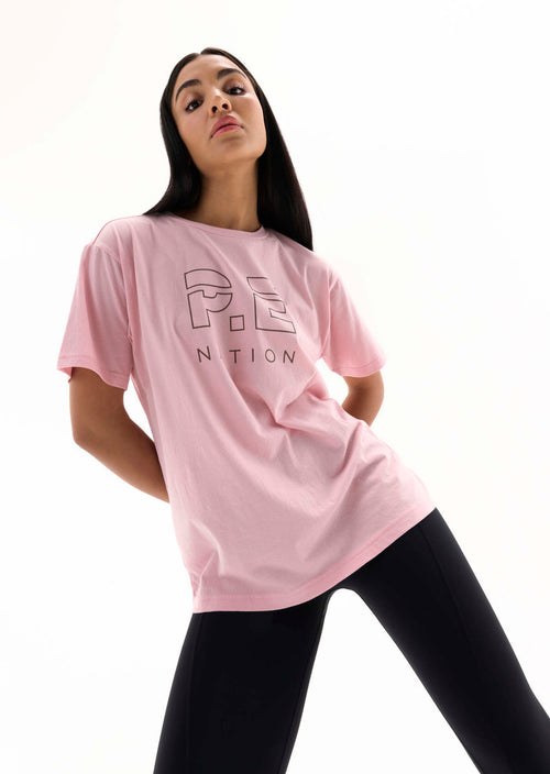 Heads Up Tee by P.E Nation - Lotus Pink