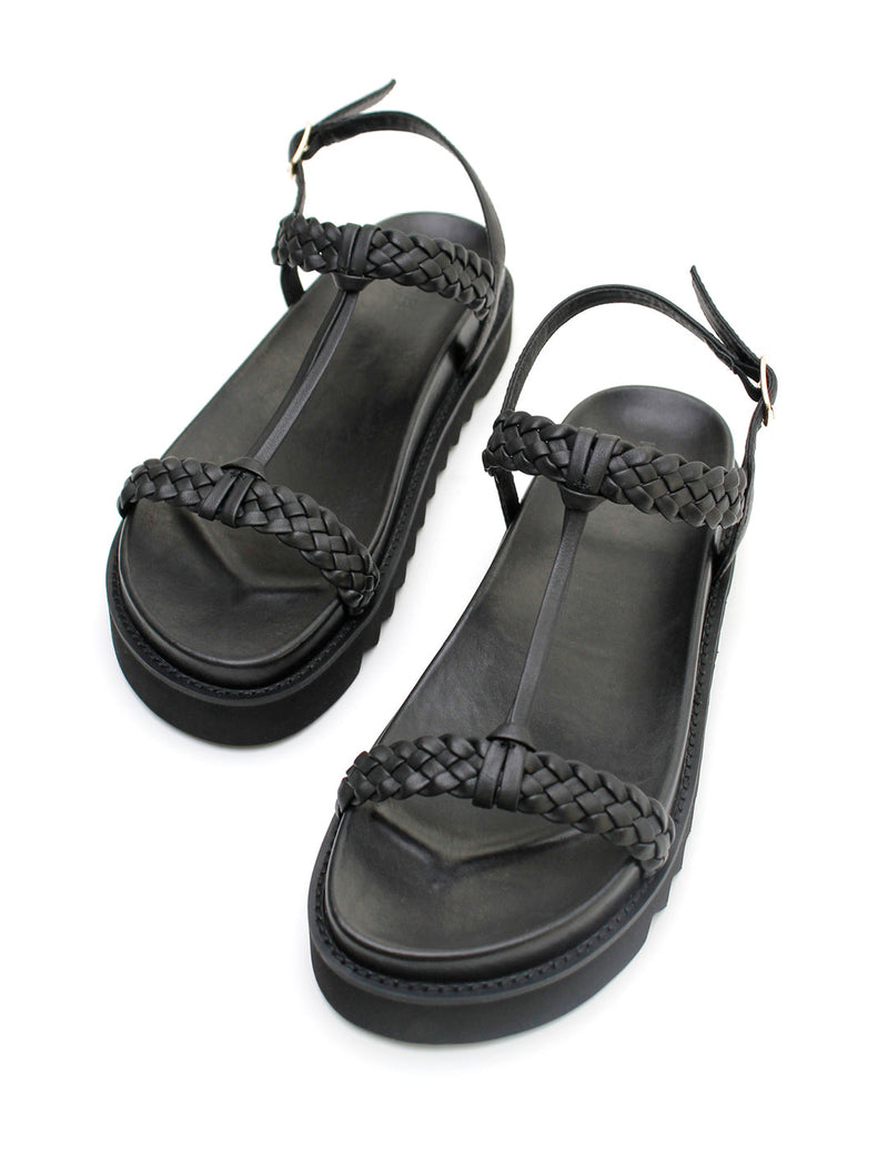 T-Bar Braided Sandal-La Tribe-Saint Row