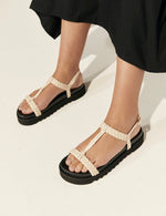 T-Bar Braided Sandal-La Tribe-Saint Row