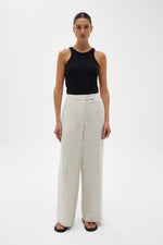 Leila Linen Pant by Assembly Label - Oat