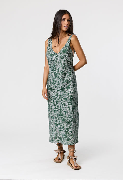 Maya Dress by Remain - Clovelly Print - Front