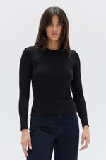 Miana Long Sleeve Top, by Assembly Label - True Black
