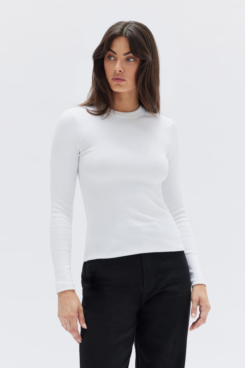 Miana Long Sleeve Top, by Assembly Label - White