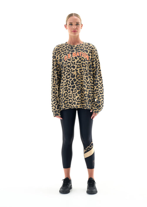 Valley Long Sleeve Tee by P.E Nation - Animal Print