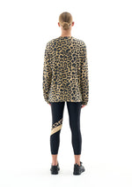 Valley Long Sleeve Tee by P.E Nation - Animal Print - Back