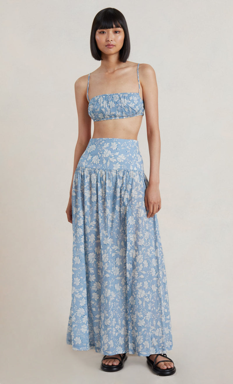 Floral Skies Maxi Skirt-Bec + Bridge-Saint Row