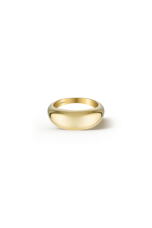 The Nala Gold Ring by DHAHAB - White Background