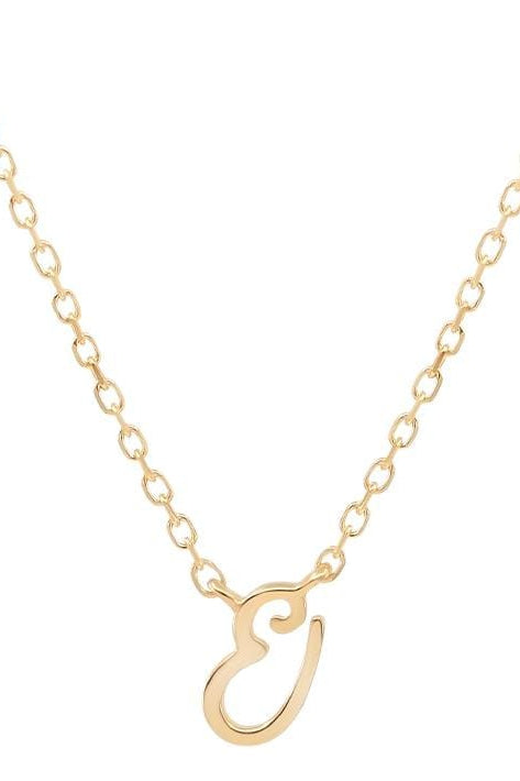 14K Gold Love Letter Necklace-By Charlotte-Saint Row