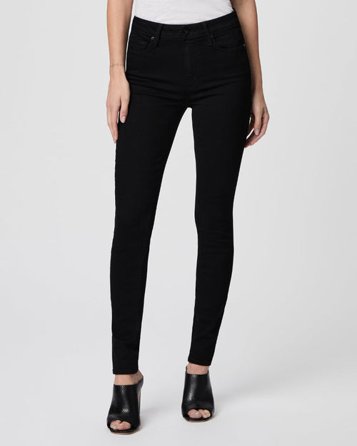 Hoxton Ultra Skinny by Paige - Black Shadow