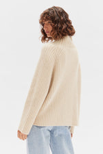 Wool Alpaca Knit by Assembly Label - Cream - Back