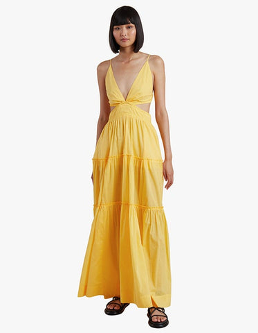 Bec and shop bridge mustard dress