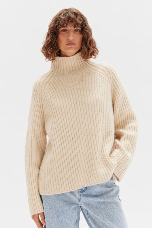 Wool Alpaca Knit by Assembly Label - Cream