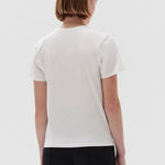 Foundation Tee by Assembly Label - Antique White/Black - Back